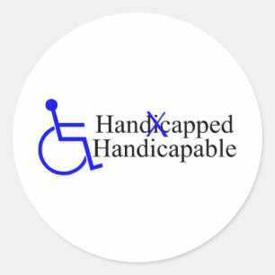 Sticker Rond Handicapable Handicapable 2