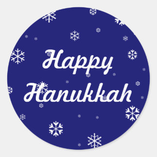 Sticker Rond Hanoukka