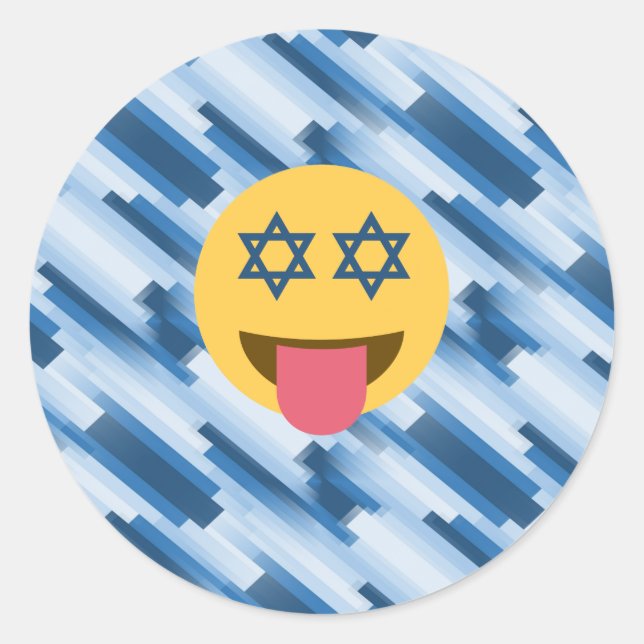 Sticker Rond hanoukka chanukkah emoji (Devant)
