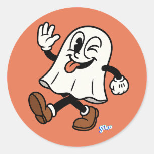 Sticker Rond Hanté