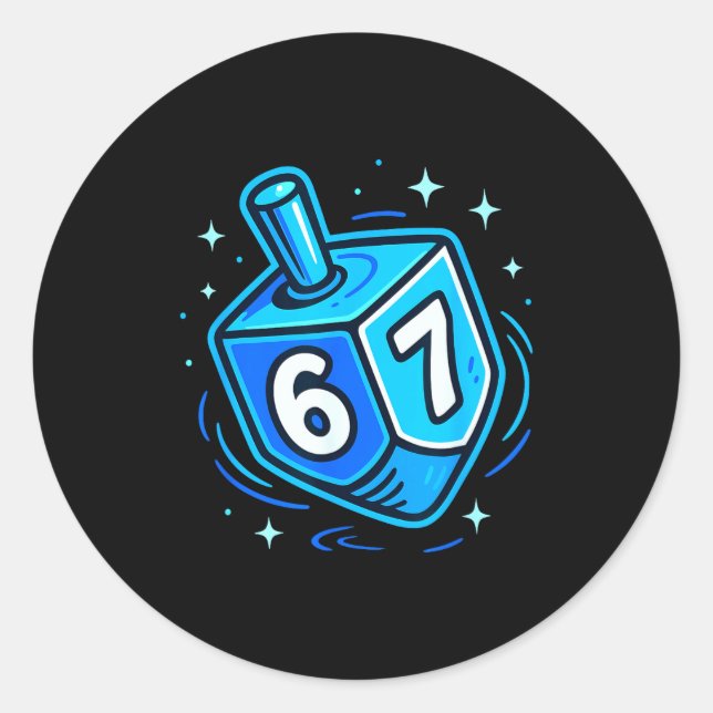 Sticker Rond Hanukkah 67 Meme Chanukah Jewish Men Women Kids  (Devant)