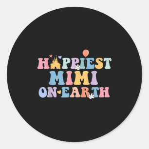 Sticker Rond Hapest Mimi Sur Terre Hapest Grand-mère Correspond