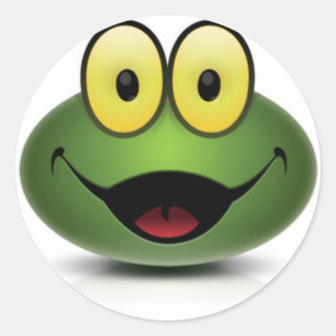 Sticker Rond Happy