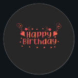 Sticker Rond Happy Birthday.<br><div class="desc">happy Birthday. for those who have their birthday soon</div>