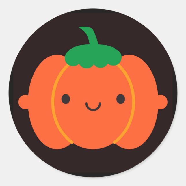 Sticker Rond Happy Halloween (Devant)