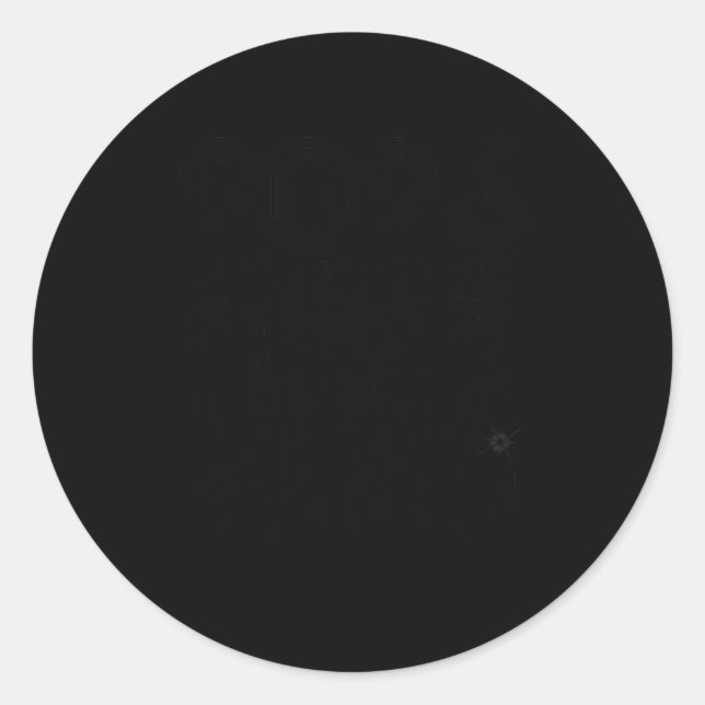 Sticker Rond Happy New Year 2026 Fireworks  (Devant)