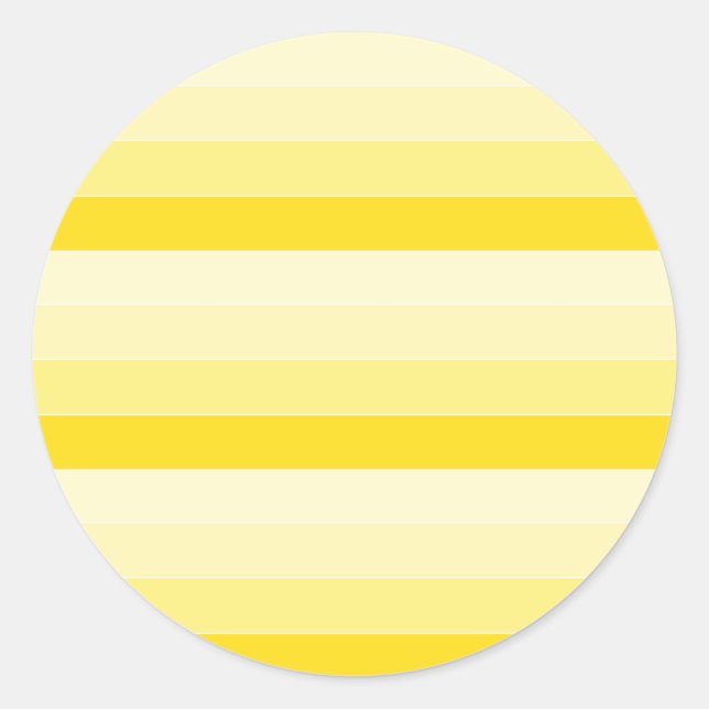 Sticker Rond Harmonie de palette de couleurs jaunes Élégant mod (Devant)