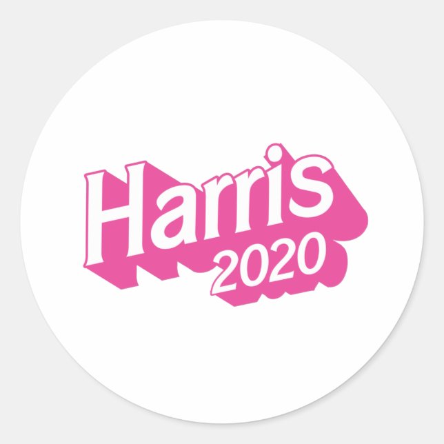 Sticker Rond Harris 2020 Pink Pride (Devant)