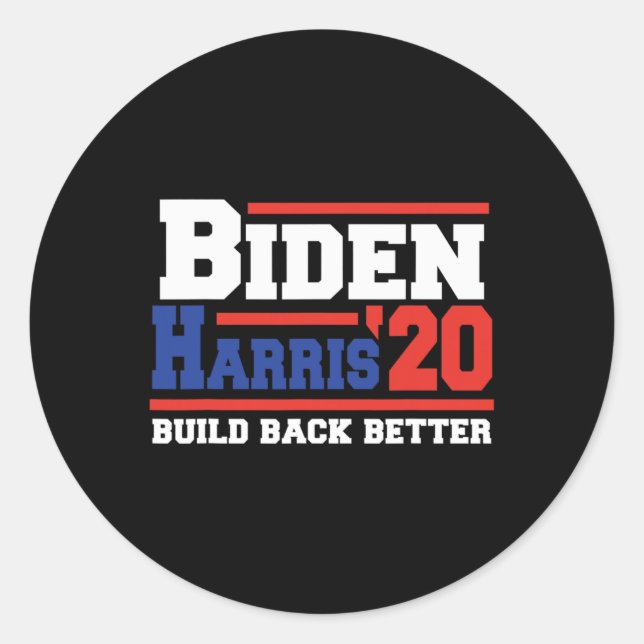 Sticker Rond Harris 2020 - Remplir mieux (Devant)