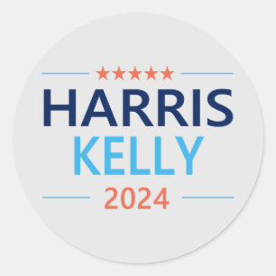 Sticker Rond Harris Kelly 2024
