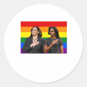 Sticker Rond Harris Obama 2029