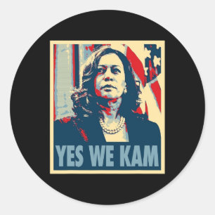 Sticker Rond Harris - Oui Nous Kam
