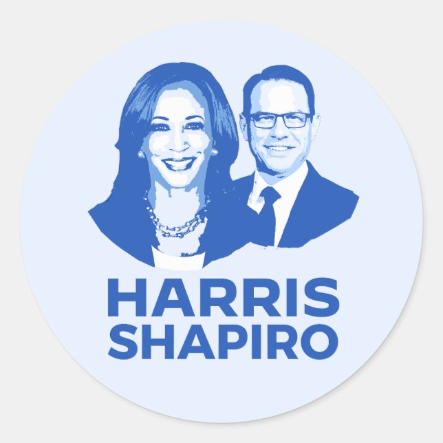 STICKER ROND HARRIS SHAPIRO (Devant)