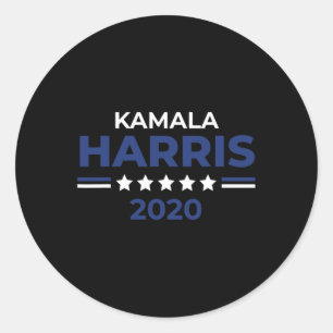 Sticker Rond Harris Shirt Président 2020 Campagne 2