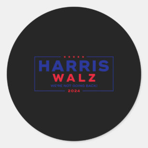 Sticker Rond Harris Tim Walz Waltz 2024 Vp Harris Waltz Electio
