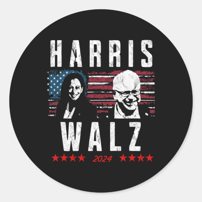 Sticker Rond Harris Tim WAlzheimer Waltz 5 (Devant)