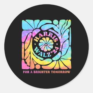 Sticker Rond Harris Waltz 2024 Election Kamala Harris Tim Waltz