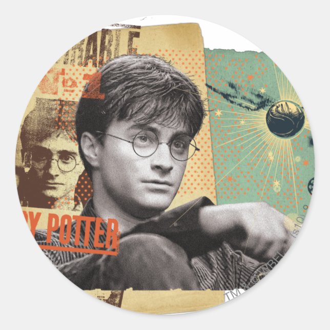 Sticker Rond Harry Potter 13 (Devant)