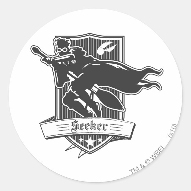 Sticker Rond Harry Potter | Badge de recherche (Devant)