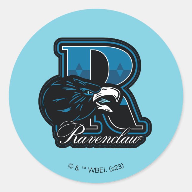 Sticker Rond HARRY POTTER™ | Badge sportif RAVENCLAW™ (Devant)