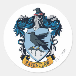 Sticker Rond Harry Potter   Cimier gothique Ravenclaw