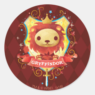 Sticker Rond Harry Potter   Crête de charme GRYFFINDOR™