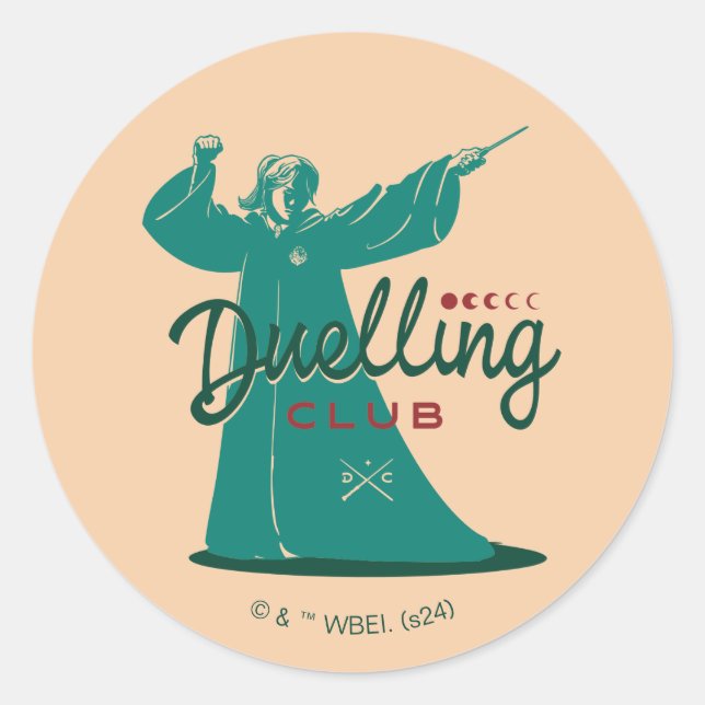 Sticker Rond HARRY POTTER™ Dueling Club Graphisme (Devant)