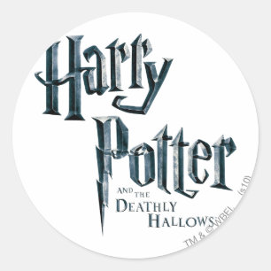 Sticker Rond Harry Potter et le logo des hirondelles mortelles 