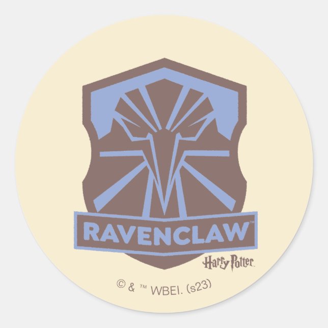 Sticker Rond HARRY POTTER™ | Été Magique RAVENCLAW™ Crest (Devant)