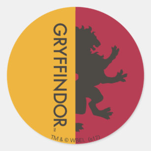 Sticker Rond Harry Potter   Gryffindor House Pride Graphic