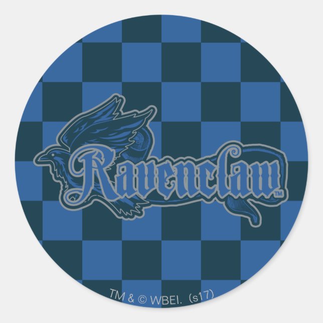 Sticker Rond Harry Potter | Ravenclaw Eagle Graphic (Devant)