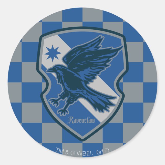 Sticker Rond Harry Potter | Ravenclaw House Pride Crest (Devant)