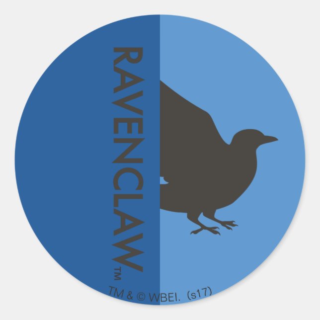 Sticker Rond Harry Potter| Ravenclaw House Pride Graphic (Devant)