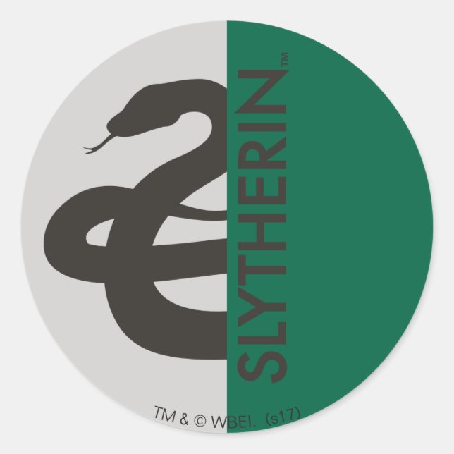 Sticker Rond Harry Potter | Slytherin (Devant)
