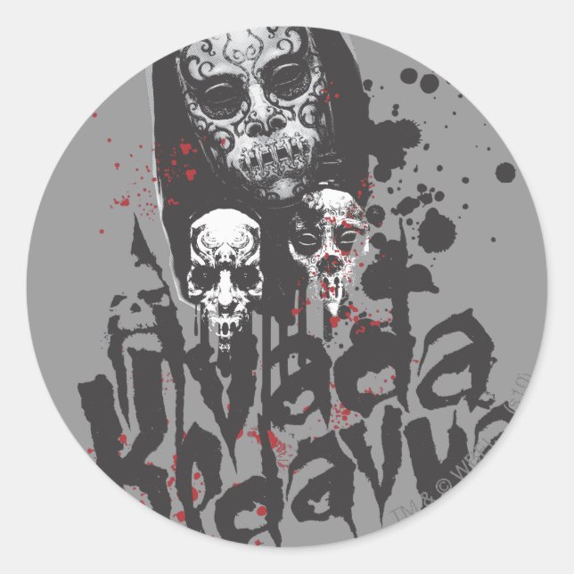 Sticker Rond Harry Potter Spell| Mort Avada Kedavra (Devant)