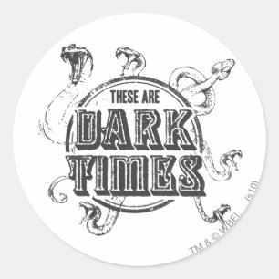 Sticker Rond Harry Potter Spell   Temps sombres
