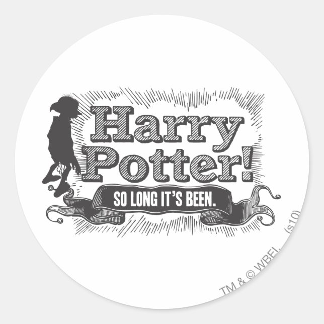 Sticker Rond Harry Potter ! Tant que ça a été (Devant)