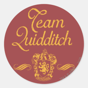 Sticker Rond Harry Potter   Team QUIDDITCH™