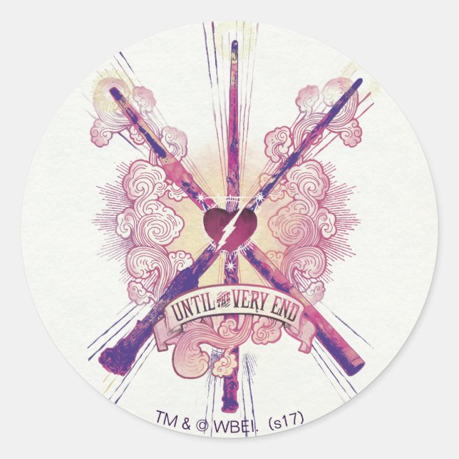 Sticker Rond Harry Potter | Until The Very (Devant)