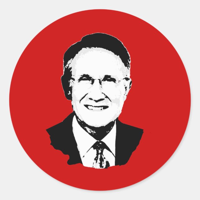 Sticker Rond Harry Reid (Devant)