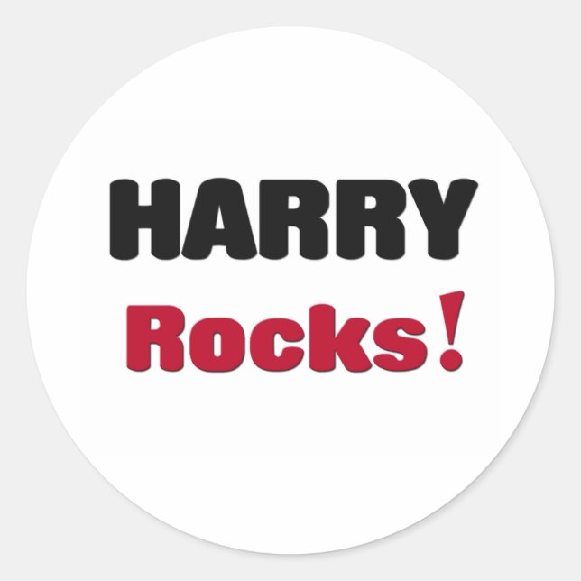 Sticker Rond Harry Rocks (Devant)