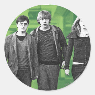 Sticker Rond Harry, Ron et Hermione 1