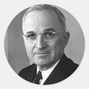 Sticker Rond Harry S. Truman 33