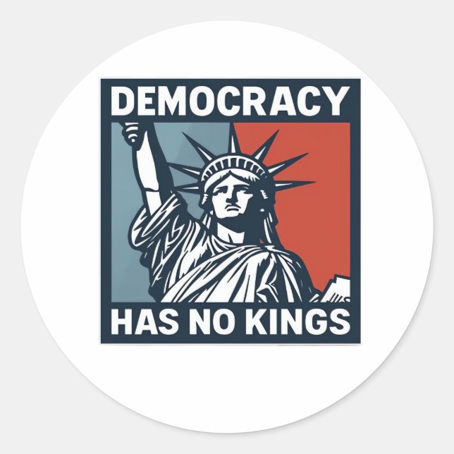 Sticker Rond Has No Kings (Devant)