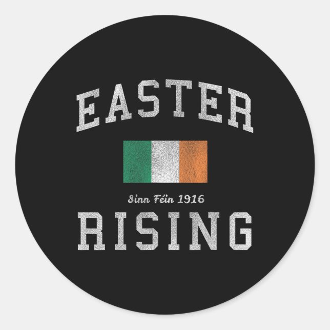 Sticker Rond Hausse de Pâques Sinn Fein 1916 (Devant)