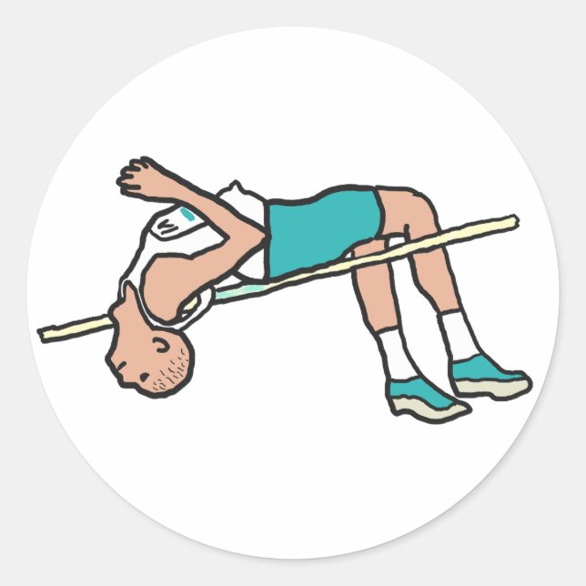 Sticker Rond Haut coup (Devant)