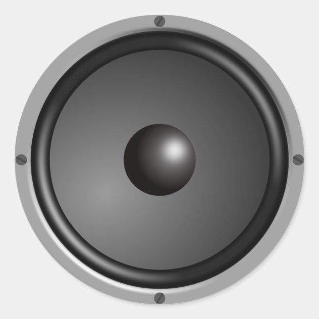 Sticker Rond Haut-parleur (Devant)