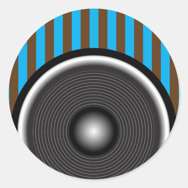 Sticker Rond Haut-parleur (Devant)