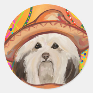 STICKER ROND HAVANAIS