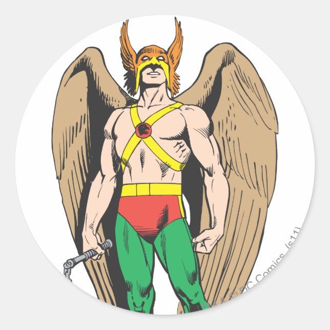 Sticker Rond Hawkman (Devant)